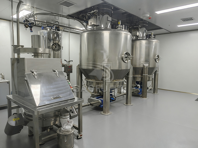 小食品面粉供料系統客戶現場